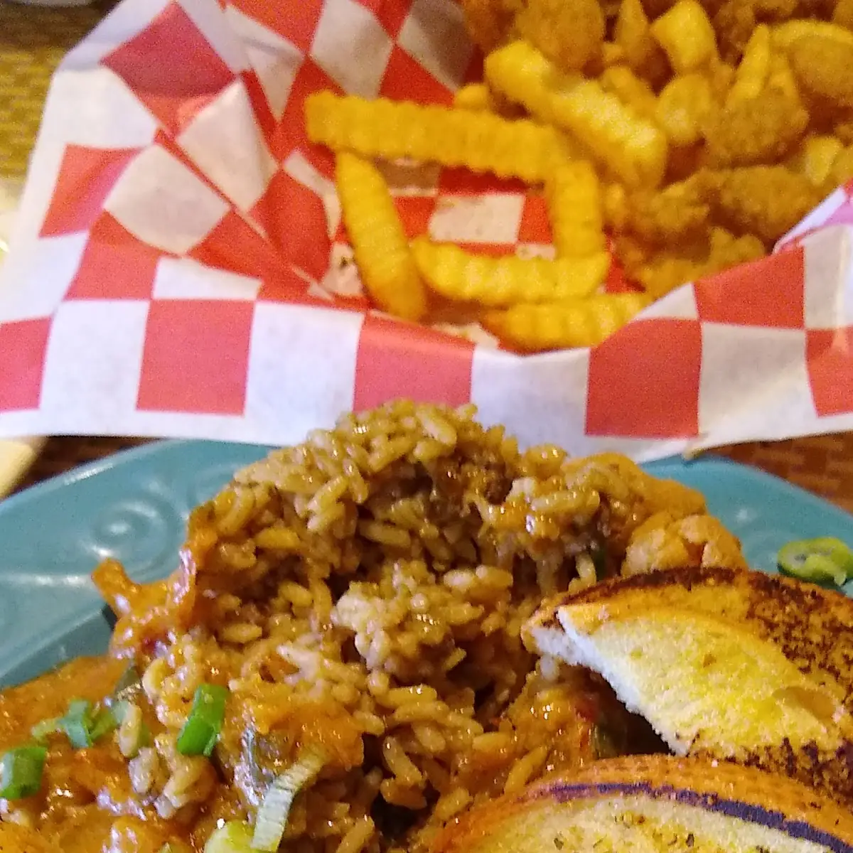 Crawfish Etouffee with Catfish