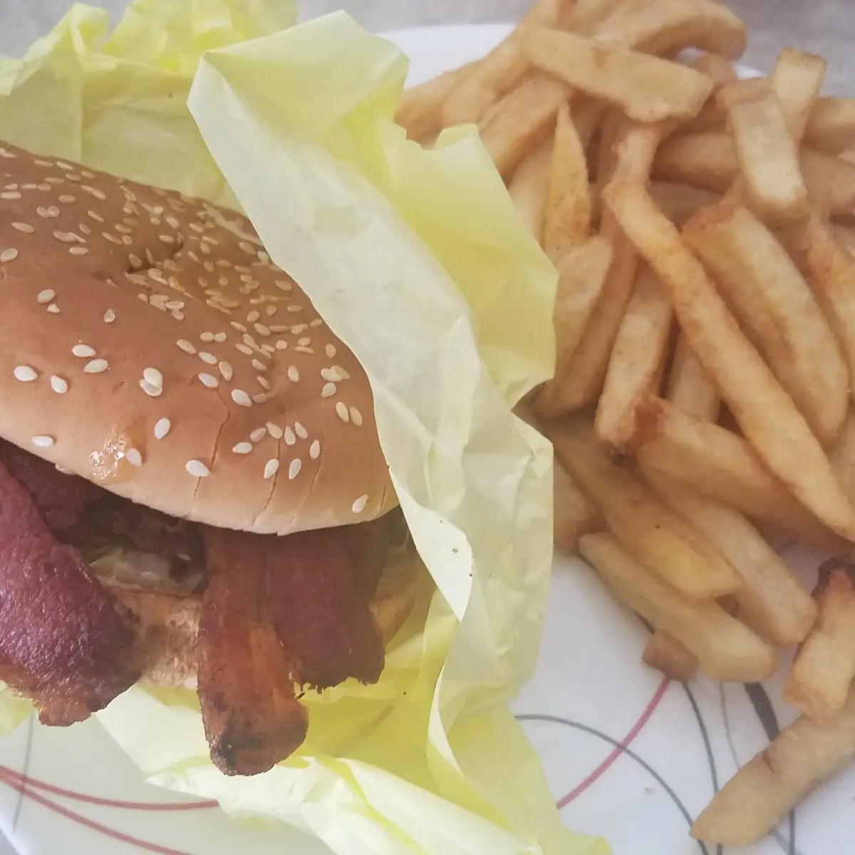 Bacon Cheeseburger Combo