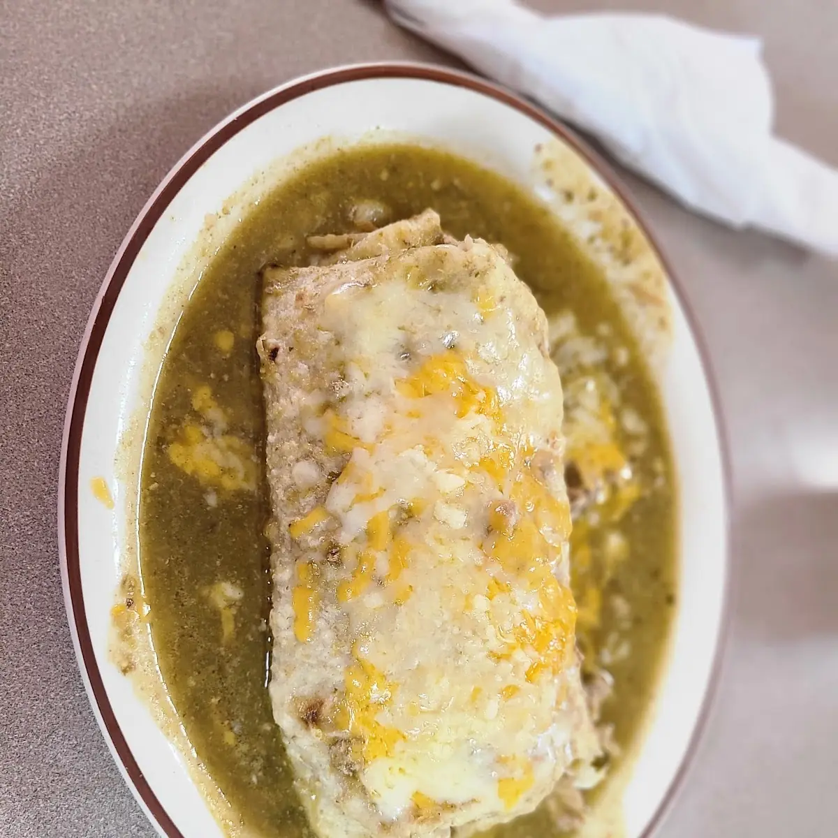 Chile Verde Burrito