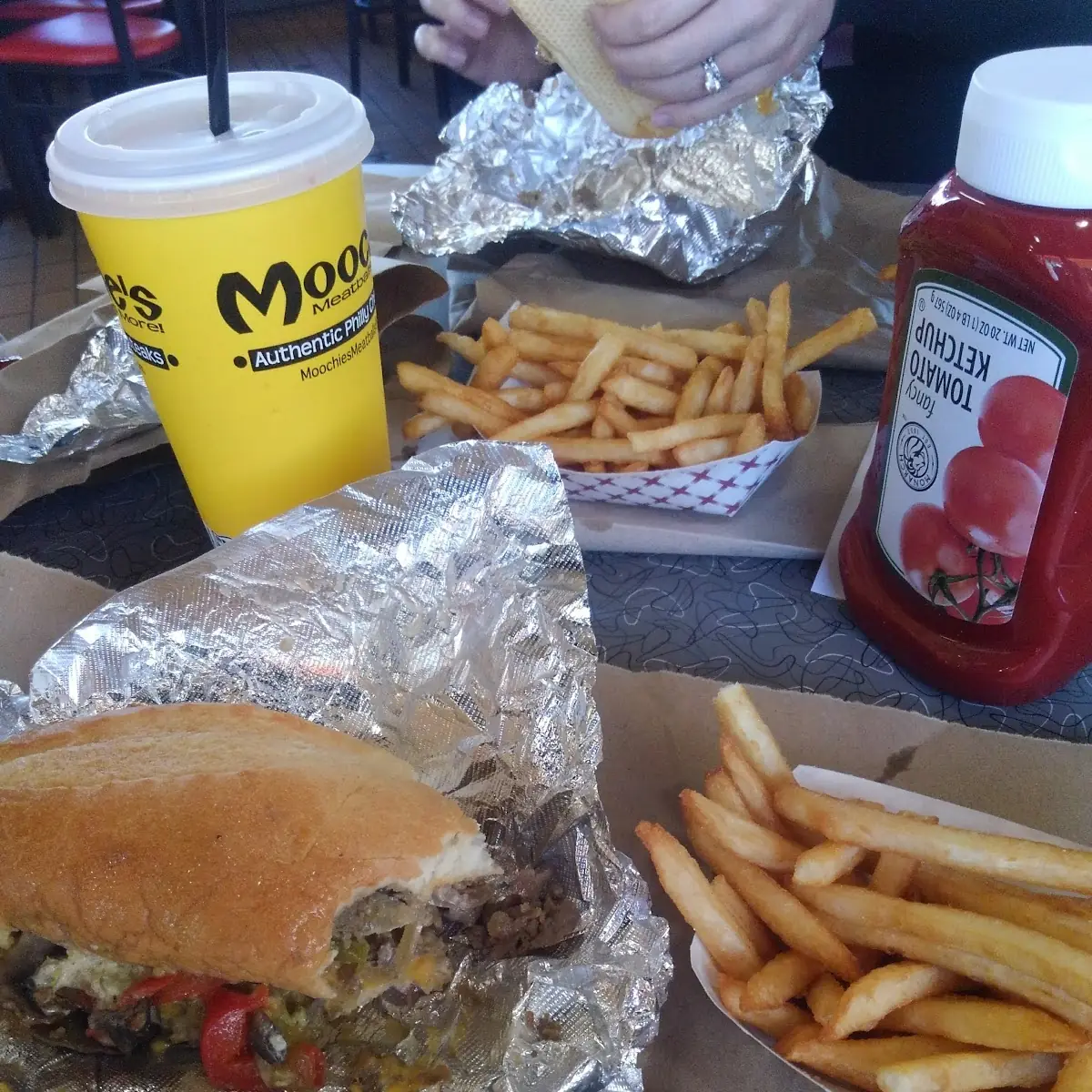 Philly Cheese Steak with Onions and Peppers