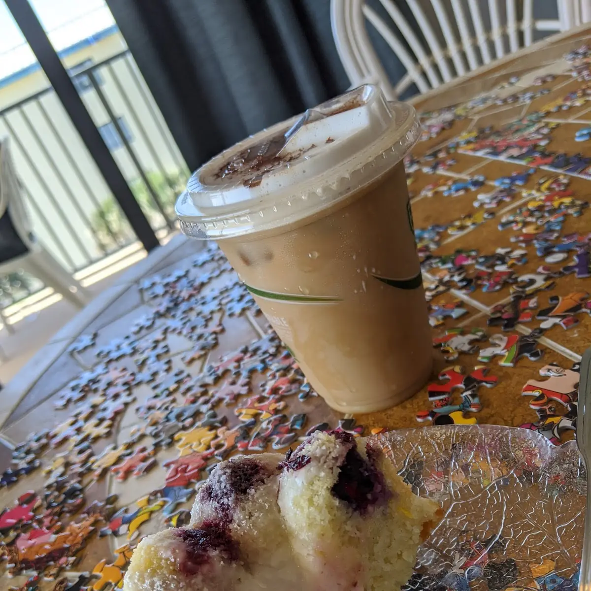 Blueberry Lemon Cake and Salted Cinnamon Nitro Brew