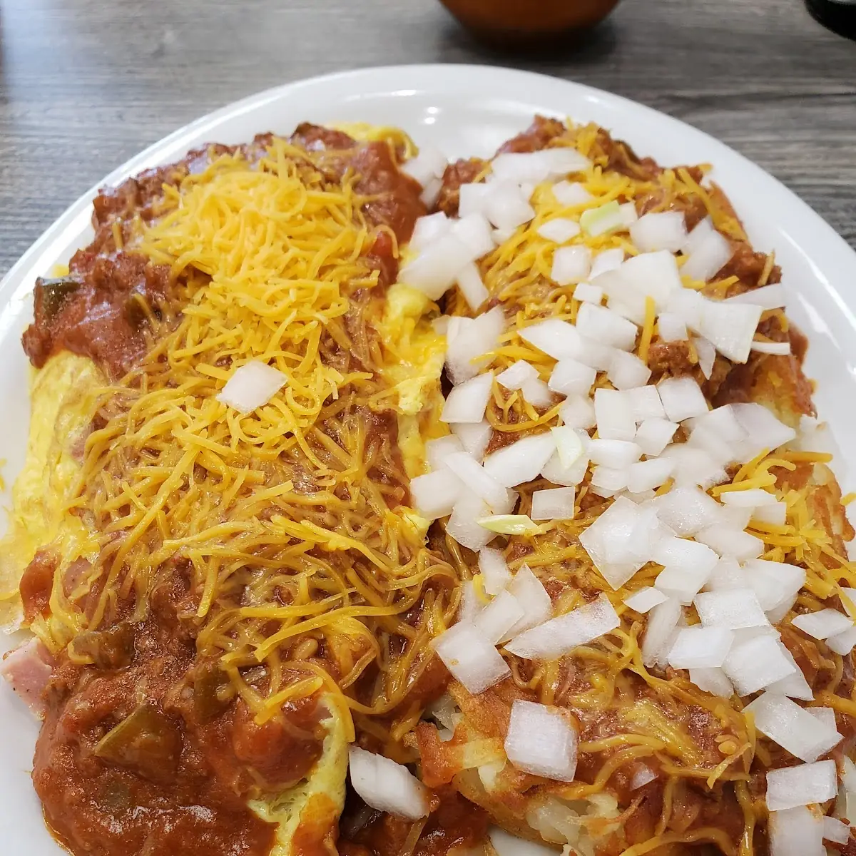 Chili & Cheese Omelette