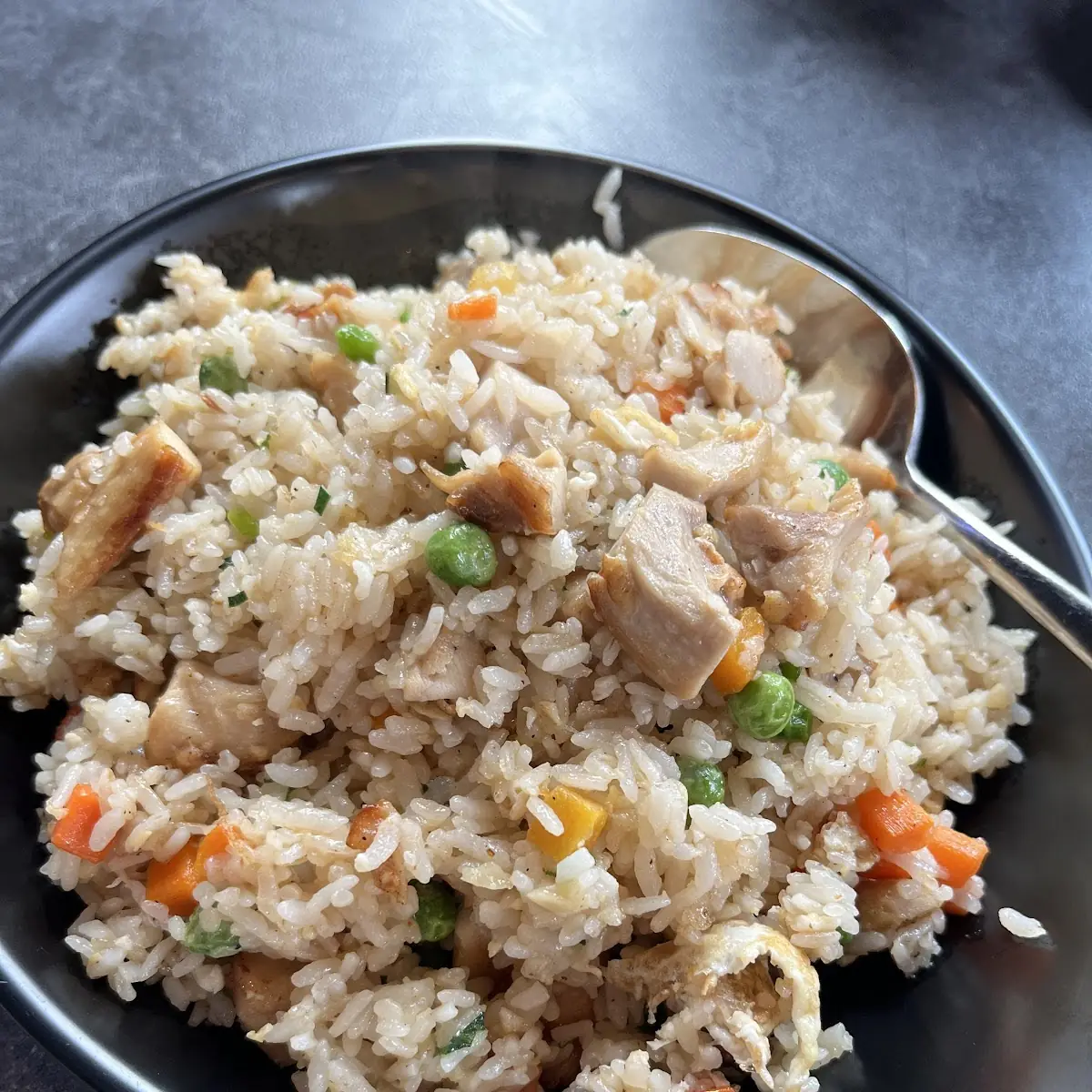 Garlic Chicken Fried Rice