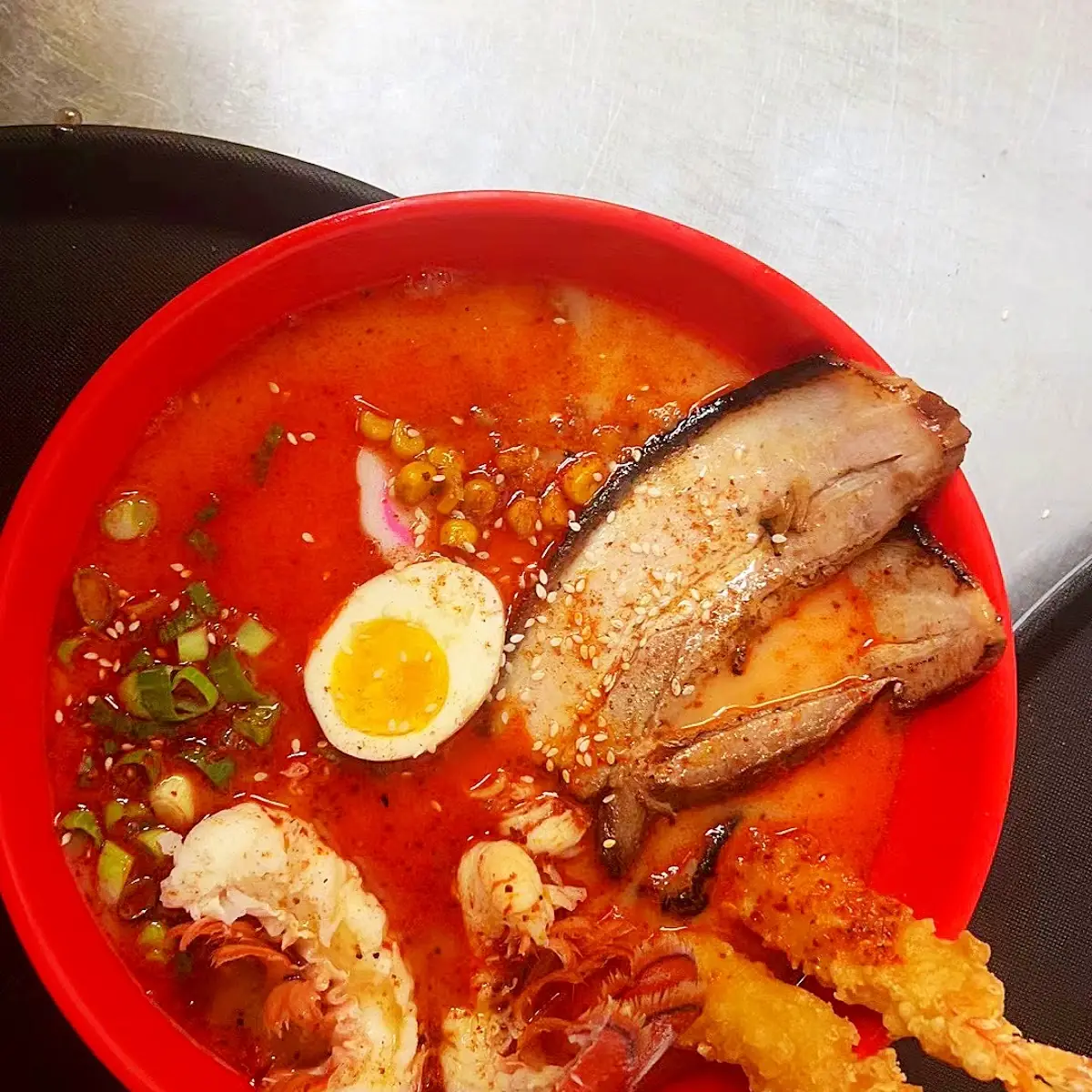Spicy Lobster Tail Tonkotsu