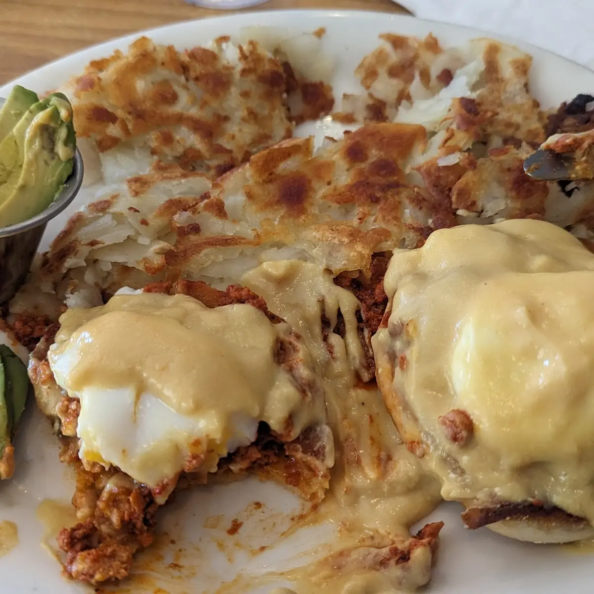 Chorizo Eggs Benedict