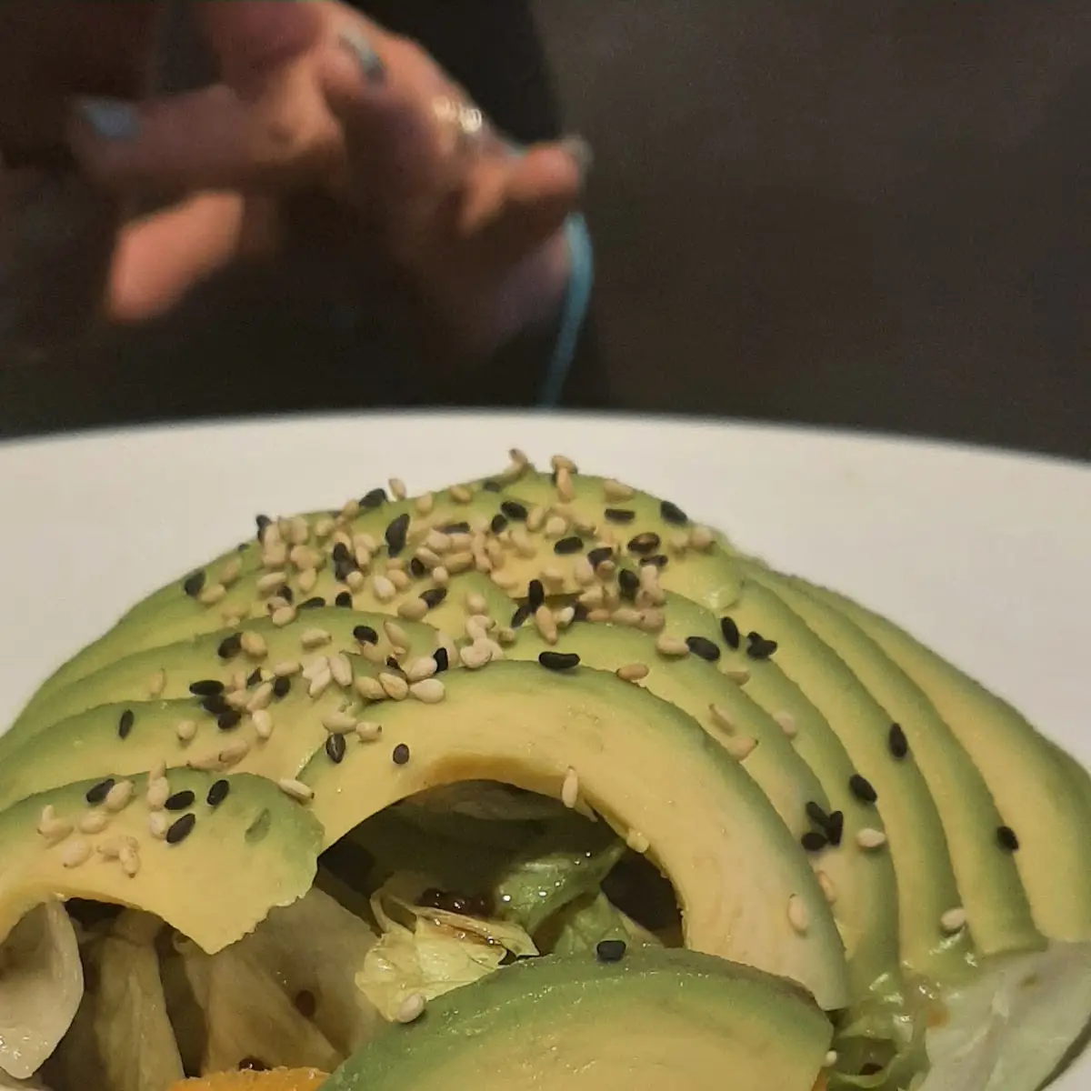Salmon Skin Salad