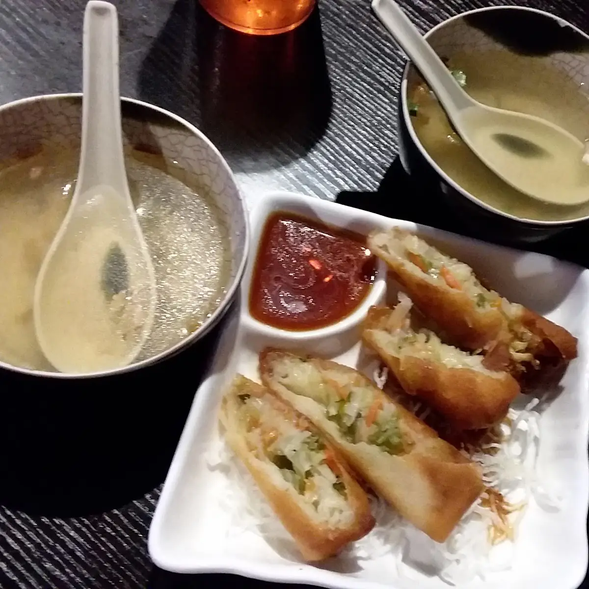 Spring Rolls with Sweet & Sour Sauce