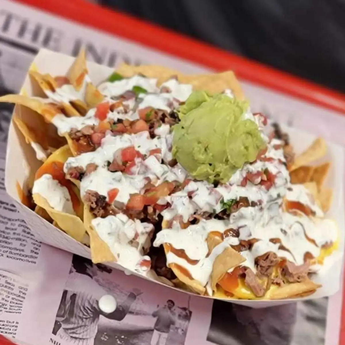 Chopped Chicken Nachos