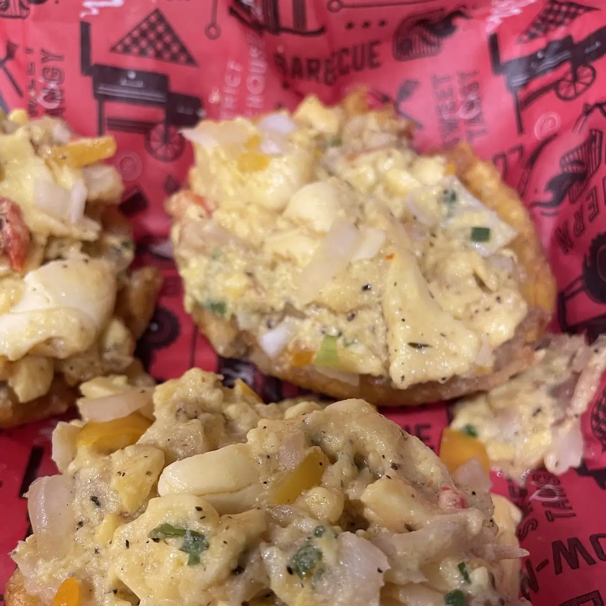 Ackee & Saltfish Plantain Cups