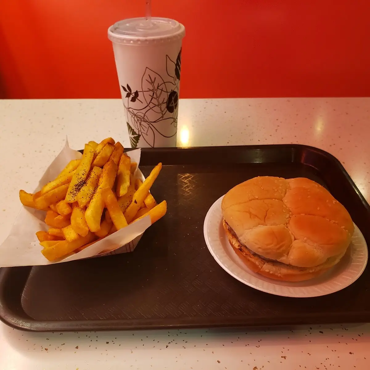 Burger and Fries