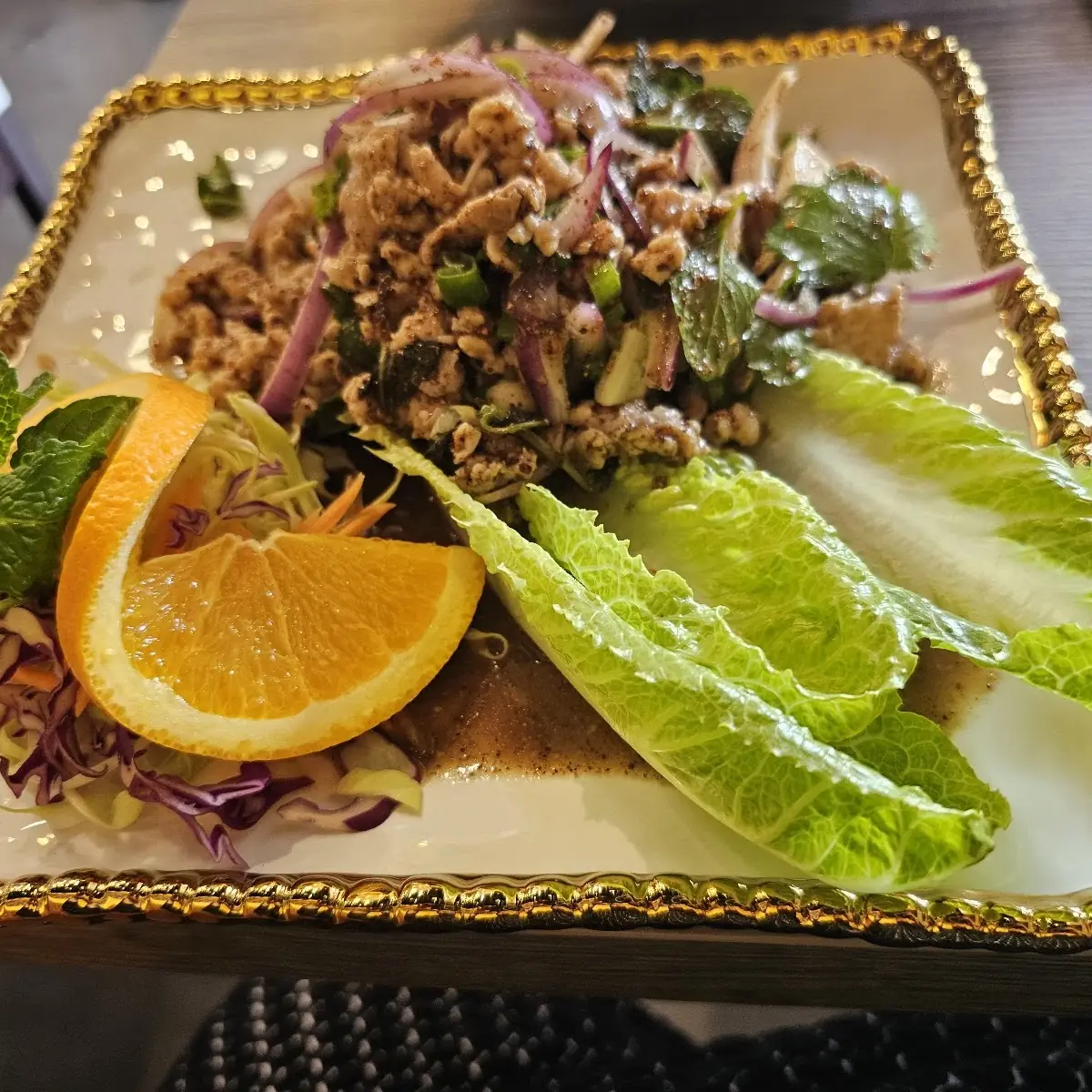 Larb Chicken Salad