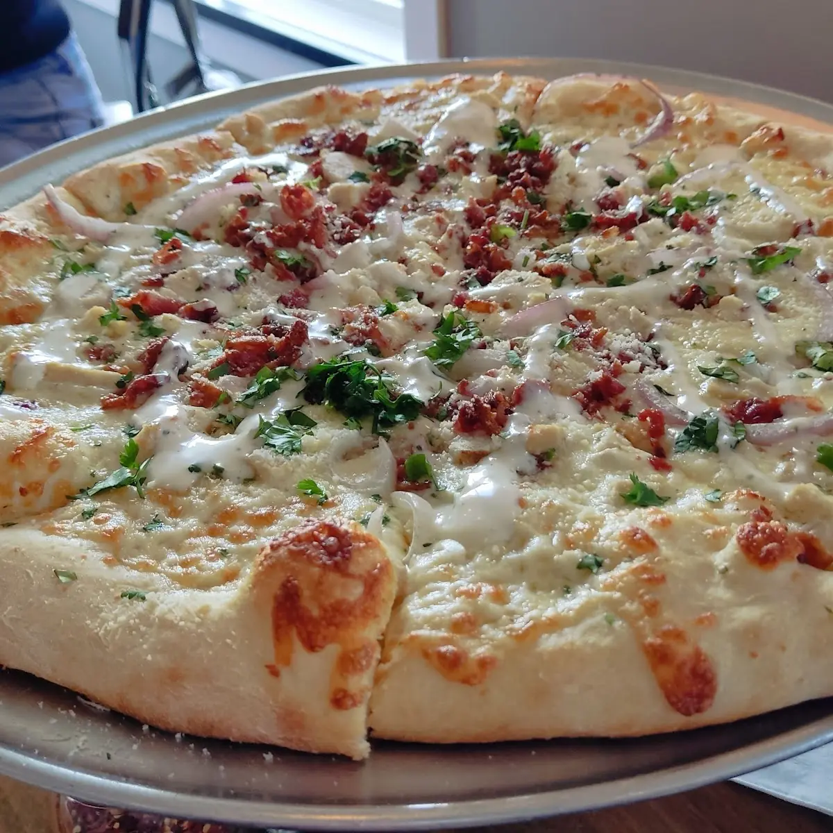 Chicken Bacon Ranch Pizza