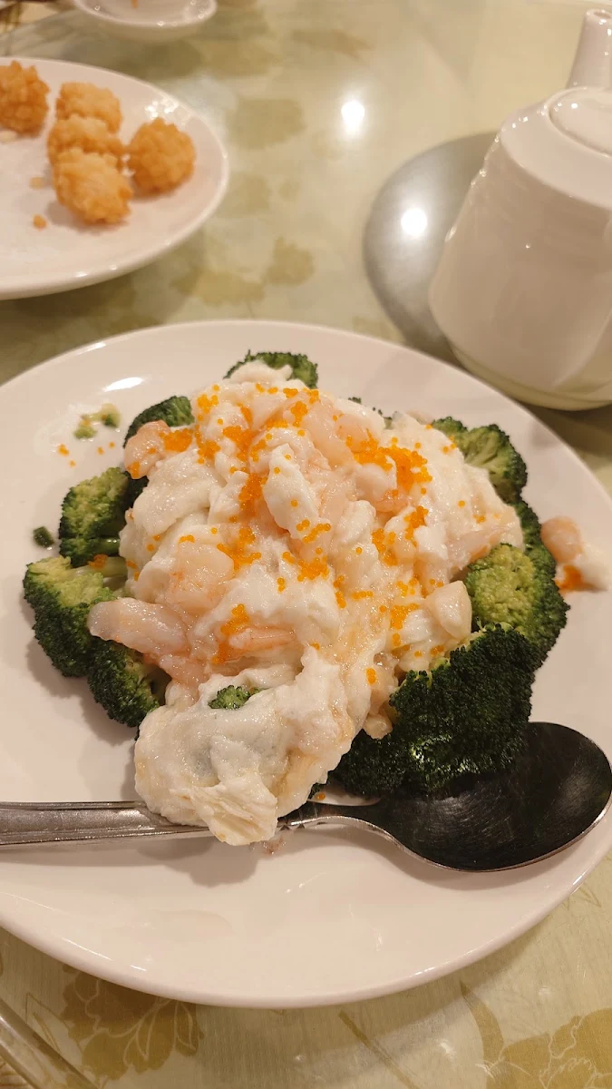 Egg Tofu with Broccoli, Golden Paramount Seafood Restaurant