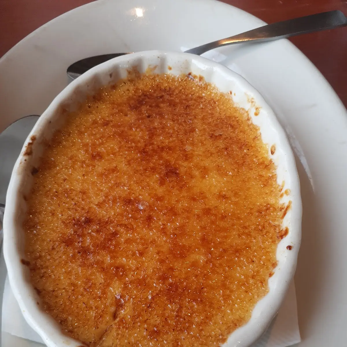 Creme Brulee and Cappuccino