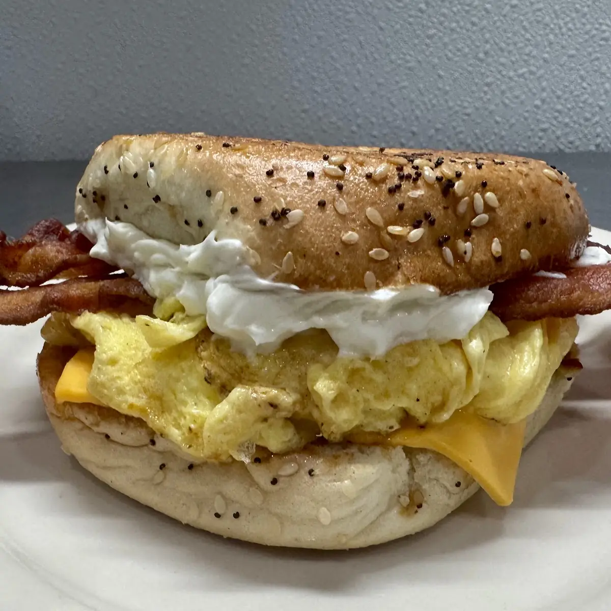 Fried Bologna Breakfast Sandwich Combo