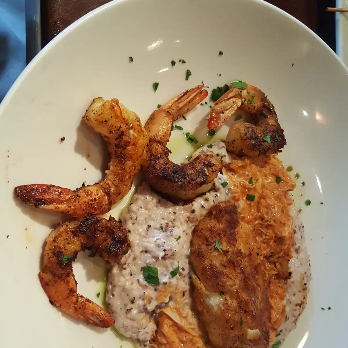 Gulf Shrimp & Cheddar Cheese Grits