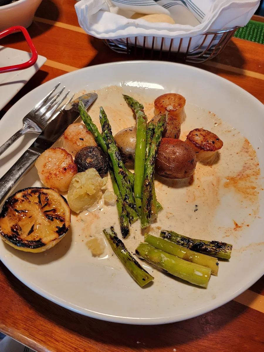 Scallops with Garlic Sauce