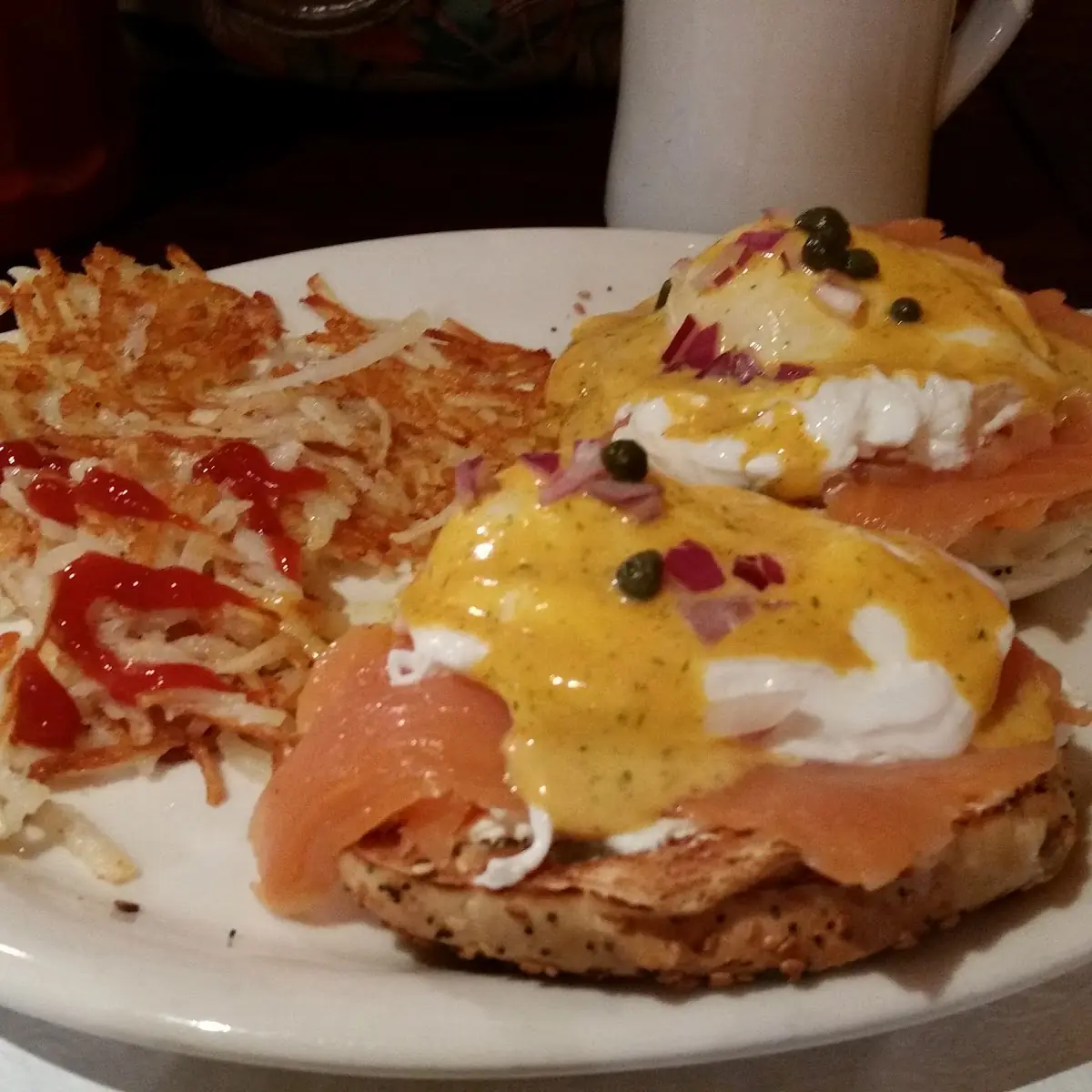Smoked Salmon Eggs Benny