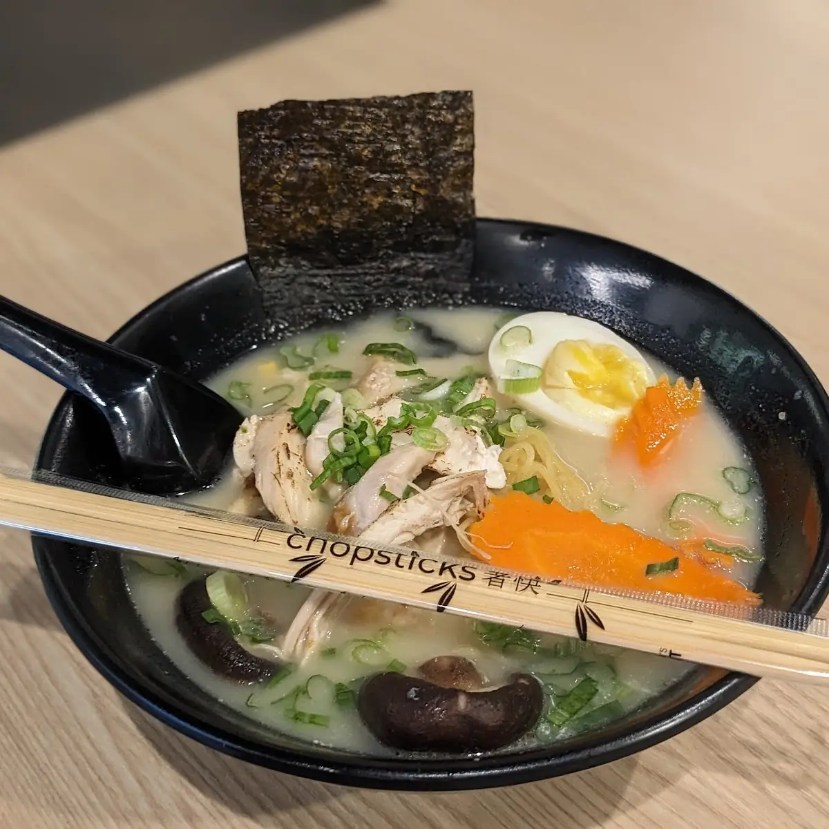 Tonkotsu Ramen with Grilled Chicken