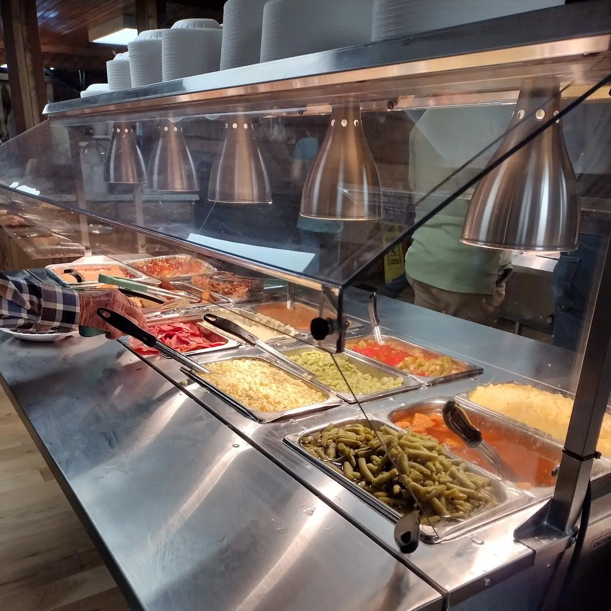 Hot Bar-Salad Bar-Ice Cream