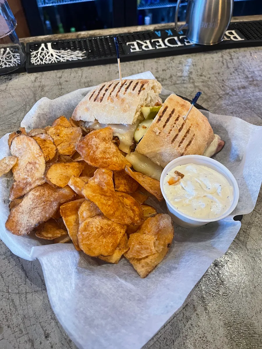Chips and Sour Cream and Onion Dip