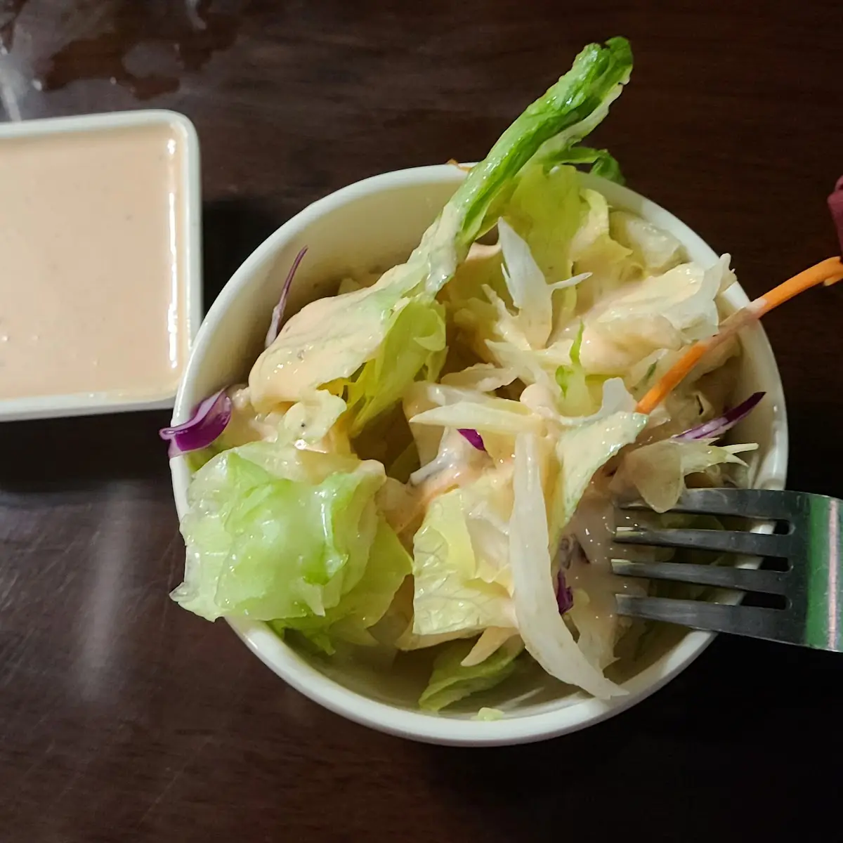 Salad with Ginger Dressing