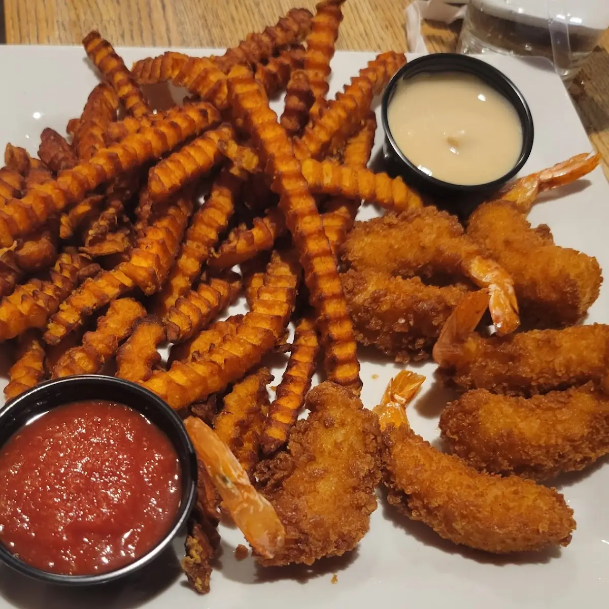 Shrimp and Sweet Potato Fries