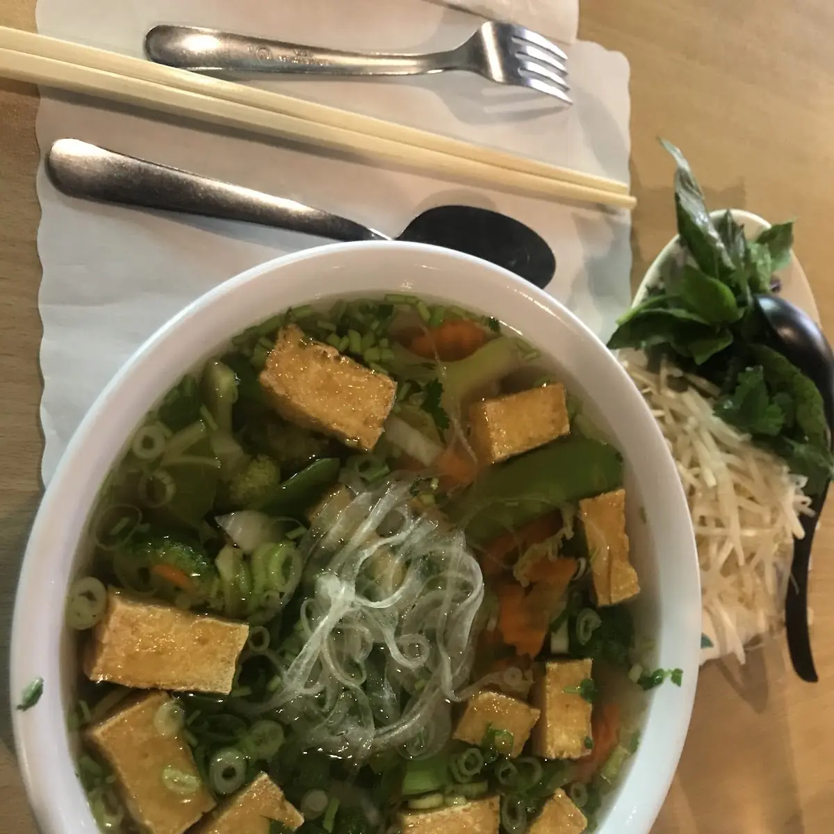 Pho Vegetarian Vegetables and Tofu Pho Chay