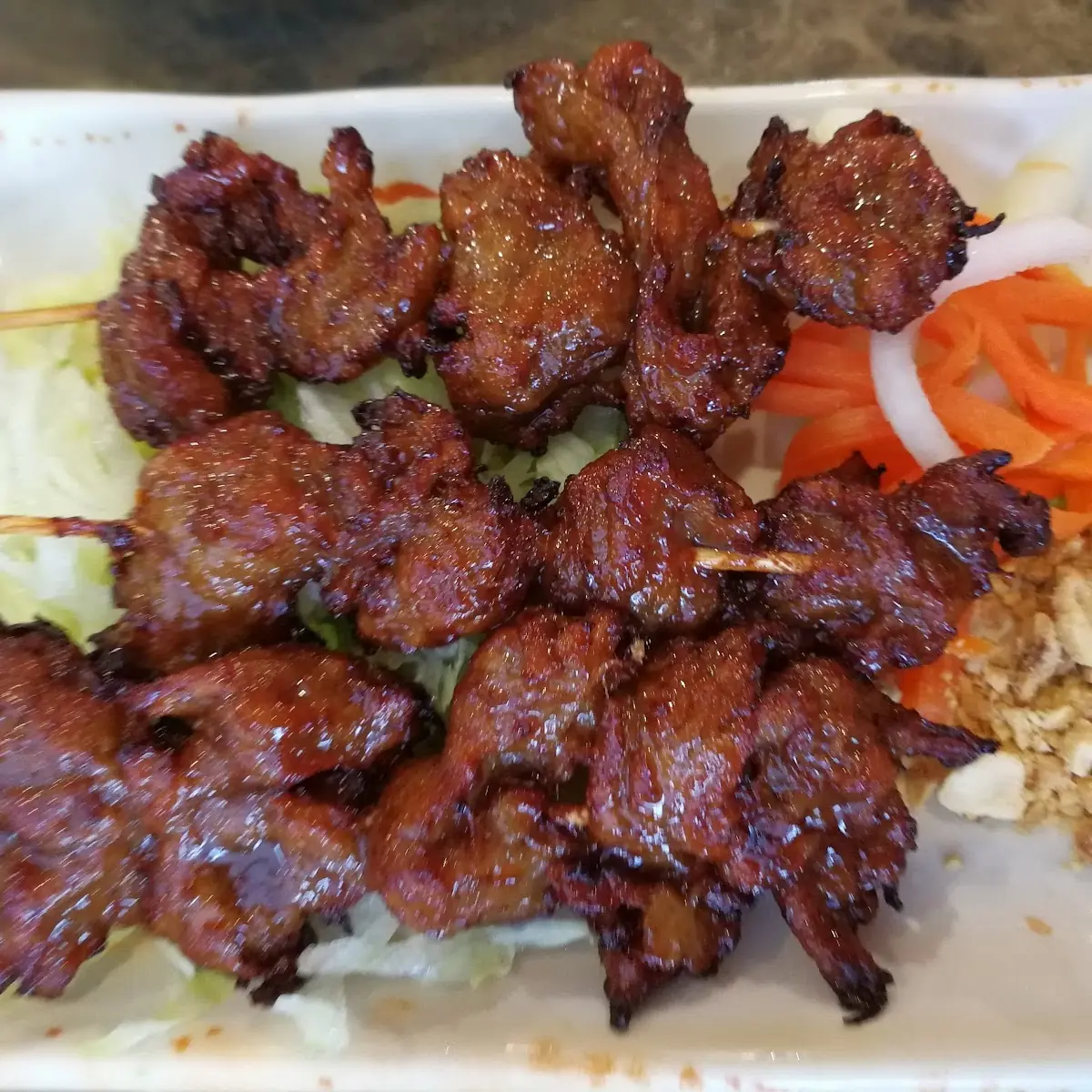 Vegetarian Beef Skewer