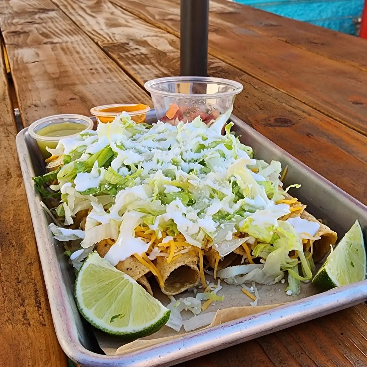 Chicken Rolled Tacos