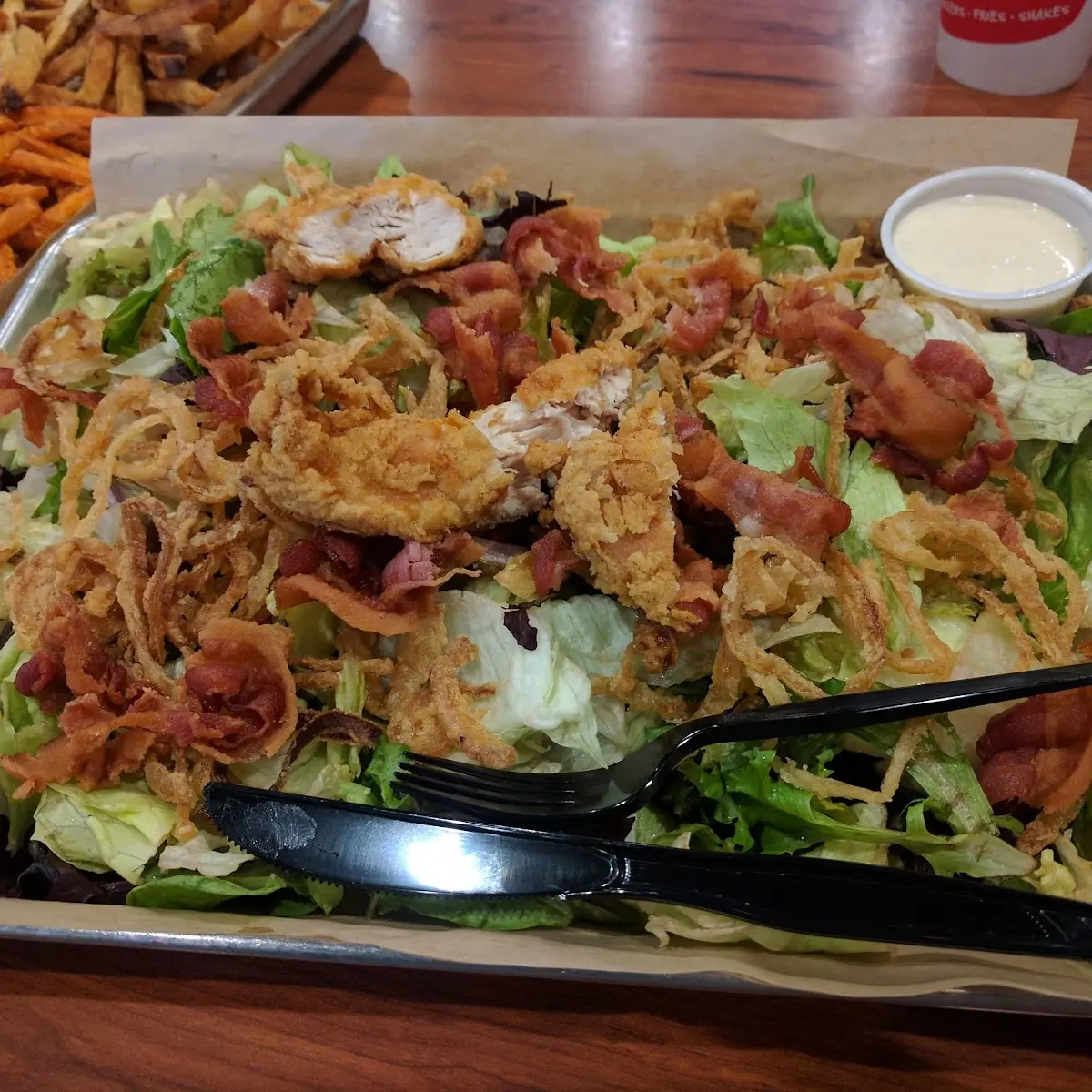 Salad Add Crispy Chicken