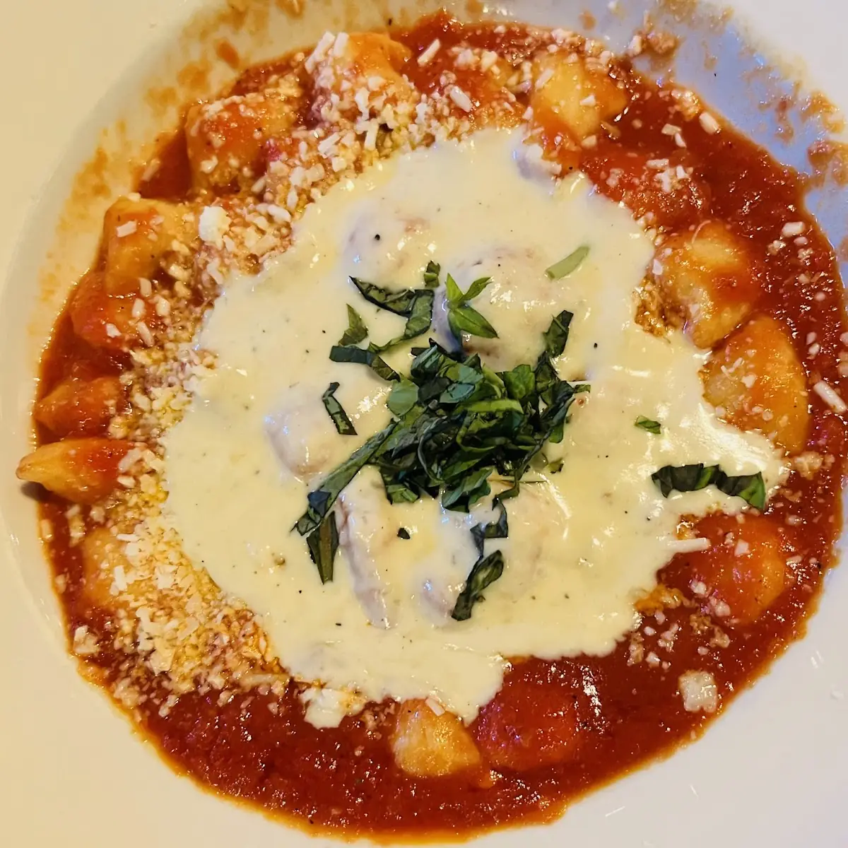 Potato Gnocchi in a Tomato Basil Sauce