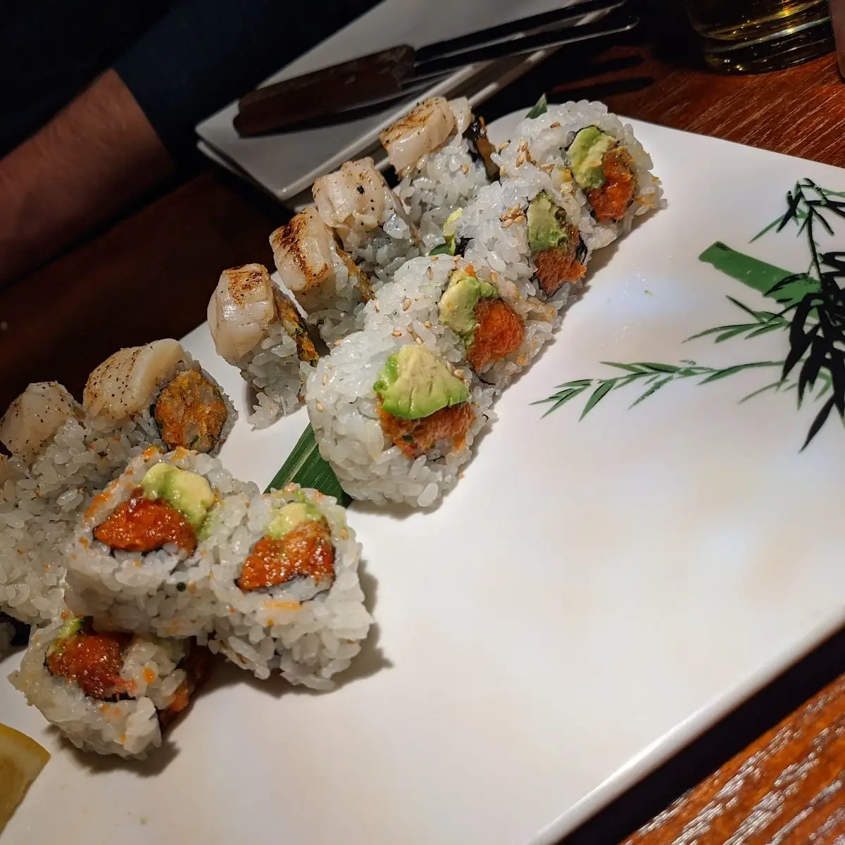 Soft Shell Crab and Rainbow Roll