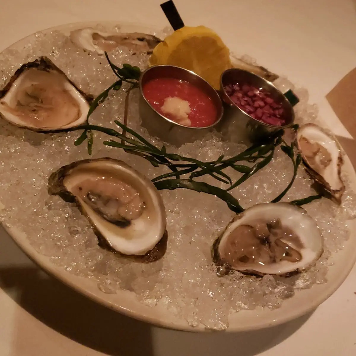 Oysters on the Half Shell