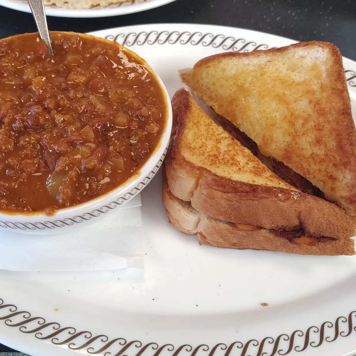 Grilled Cheese with Bacon & Chili