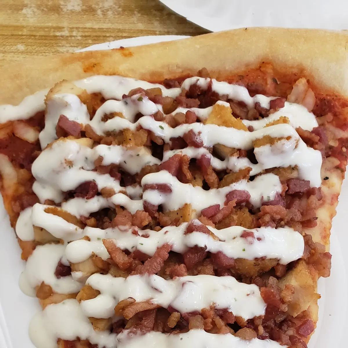 Chicken Bacon Ranch Pizza