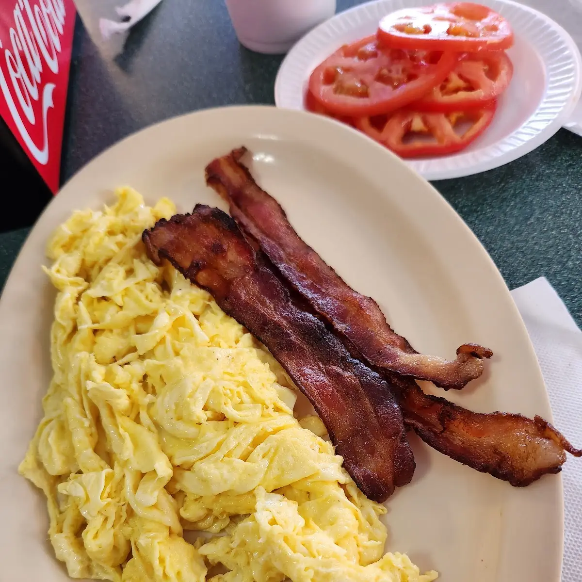 Scrambled Eggs Plate
