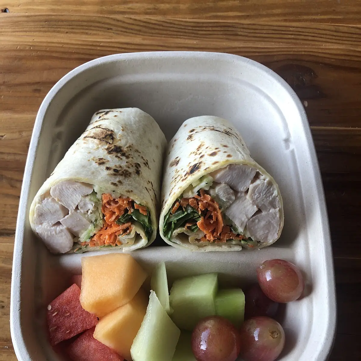 Apple Dill Chicken Salad Wrap