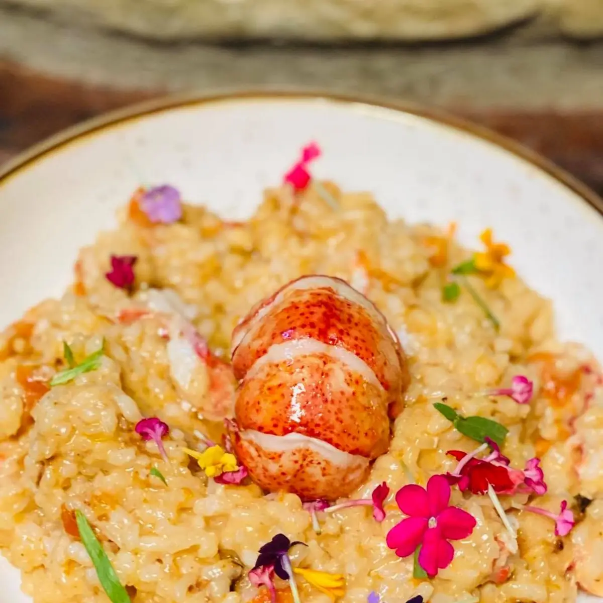 Sauteed Shrimp & Lemon Risotto