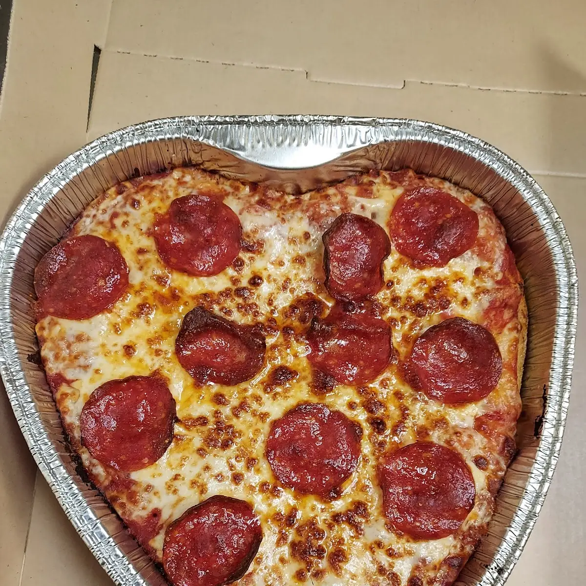 Heart Shaped Pizza