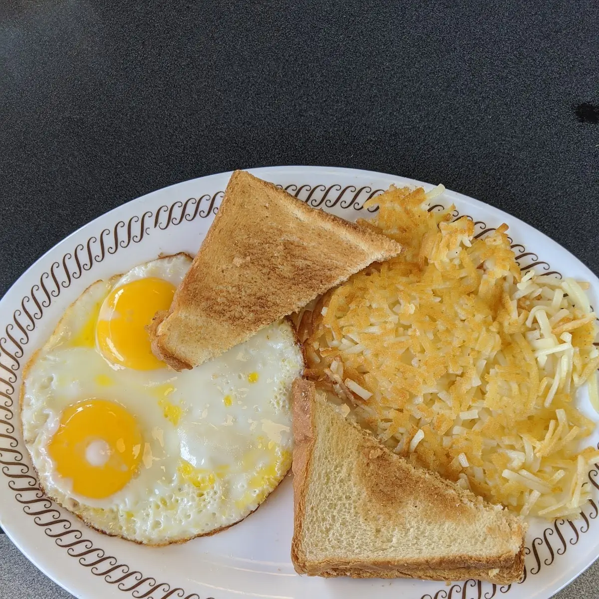 Texas Breakfast Melt with Hashbrowns