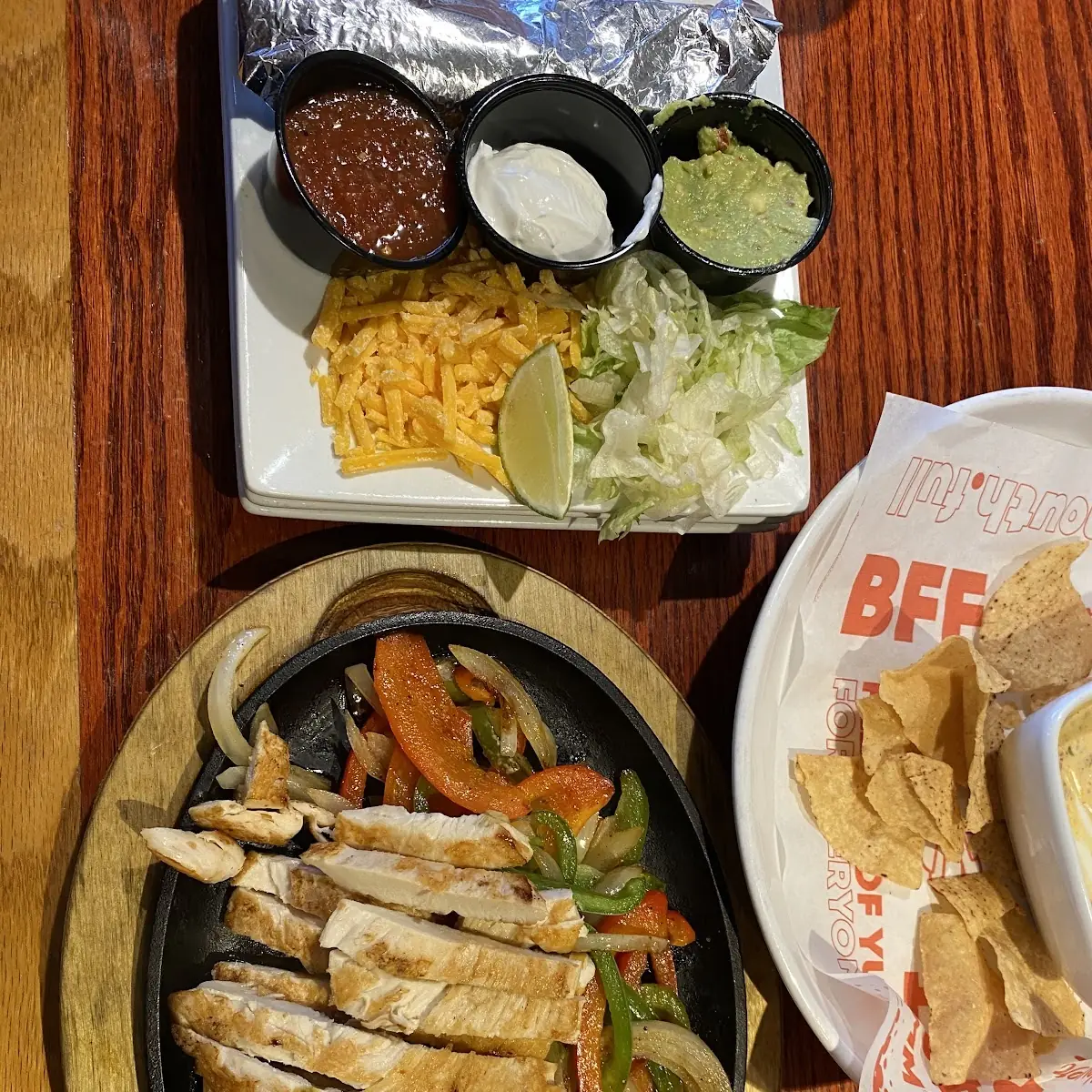 Whiskey River BBQ Chicken Wrap Clamdigger's Clam Chowdes