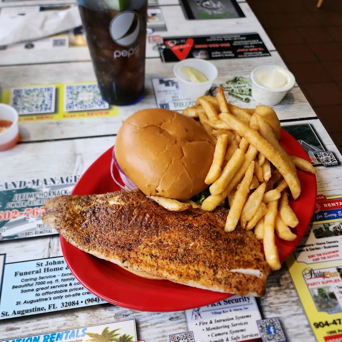 Red Fish Sandwich