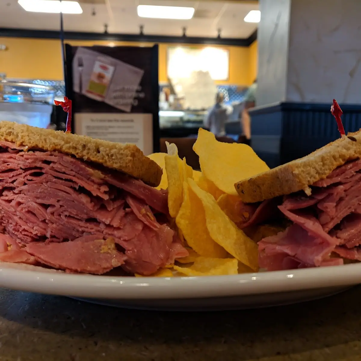 Hot Corned Beef on Rye