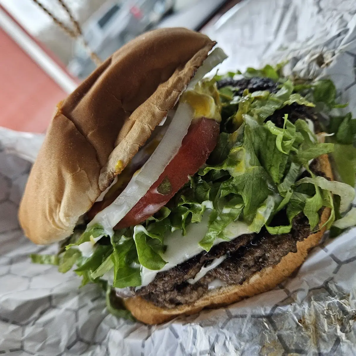 Fully Dressed Double Cheeseburger