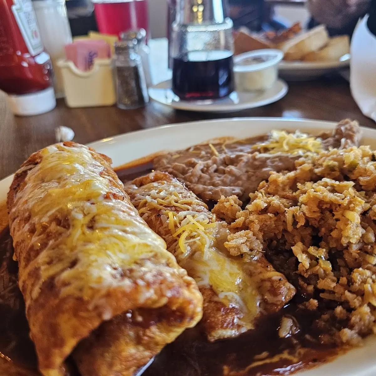 Enchilada Rice and Beans