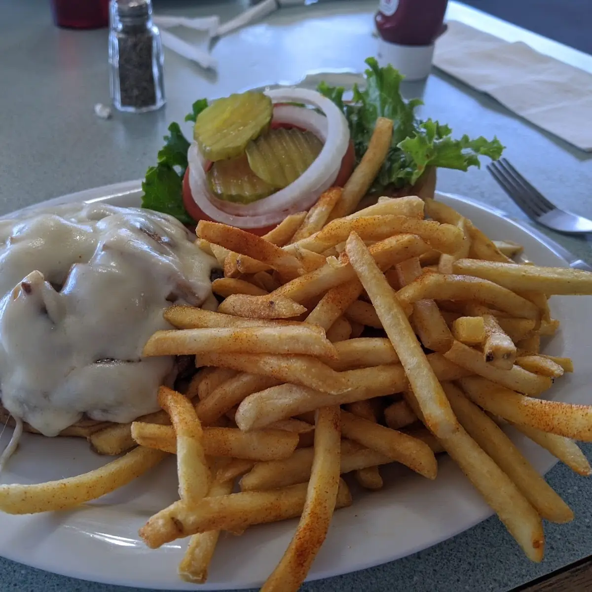 Mushroom & Swiss Burger