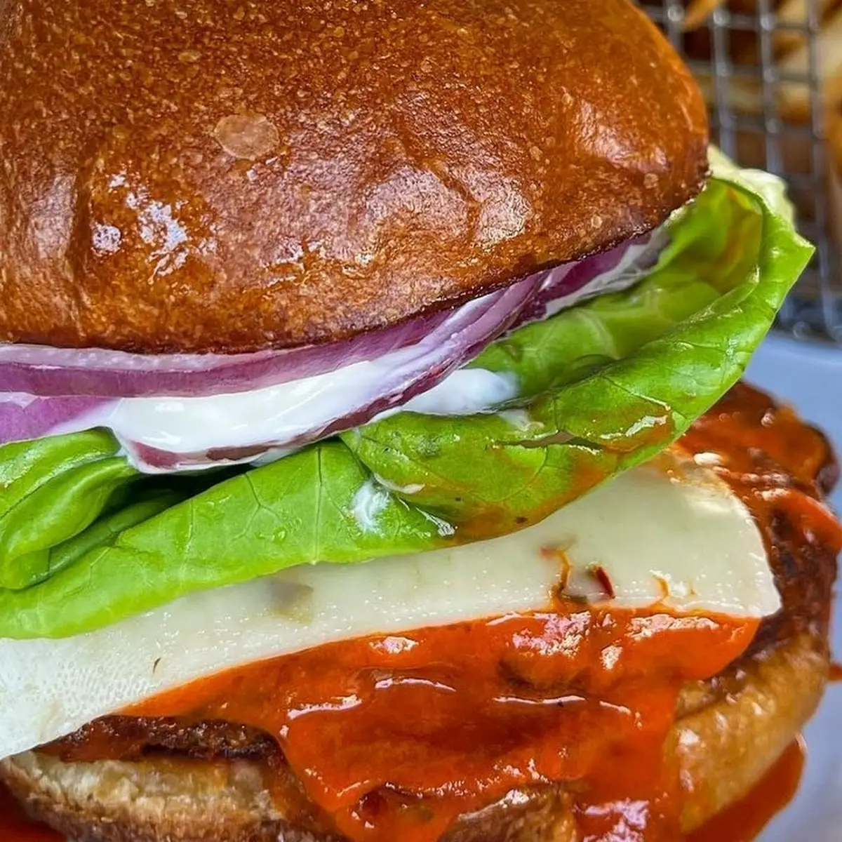 Spicy Buffalo Chicken Burger