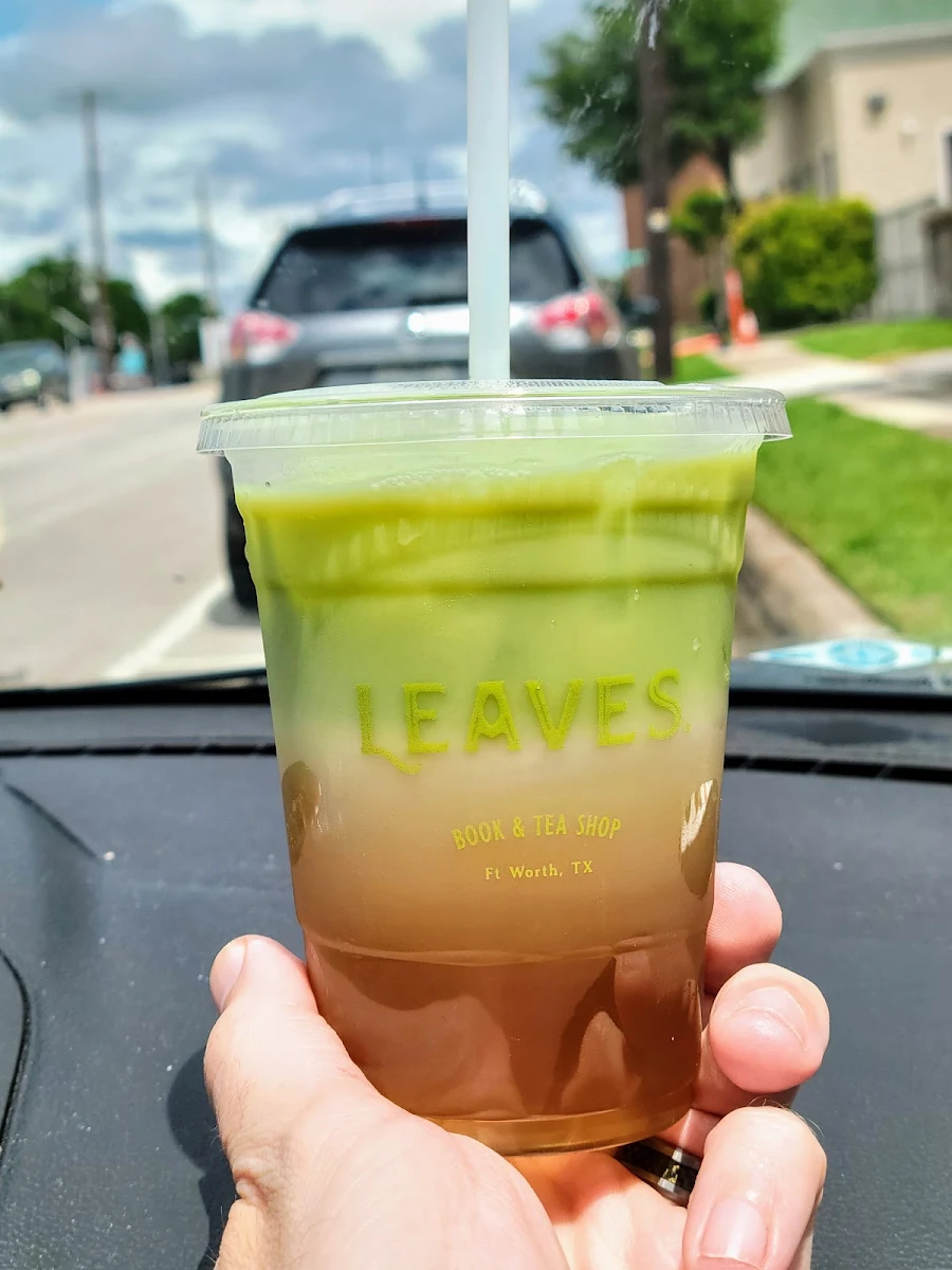 Blueberry Matcha Green Tea Latte