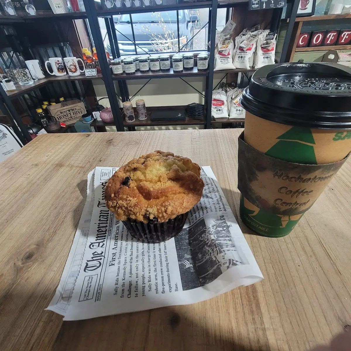 Blueberry Muffin Dirty Chai